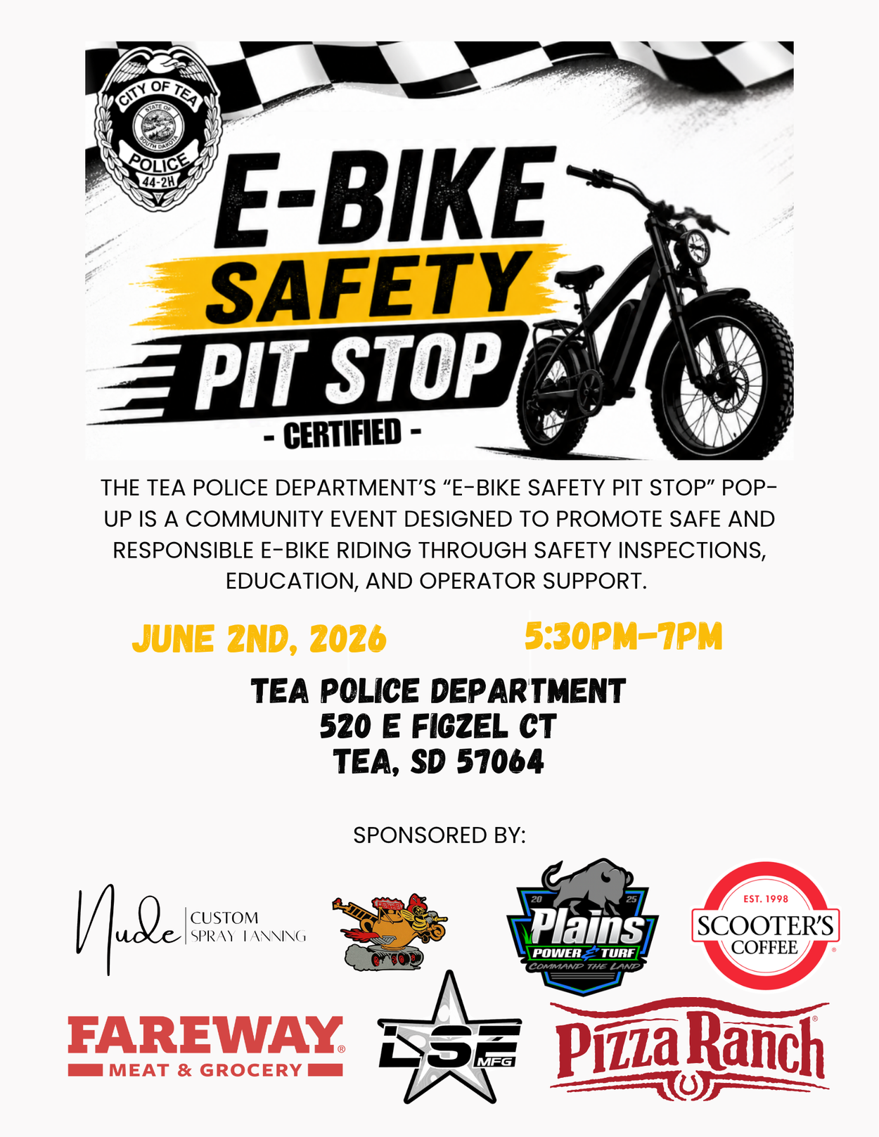 Police Department in Tea, South Dakota | City of Tea